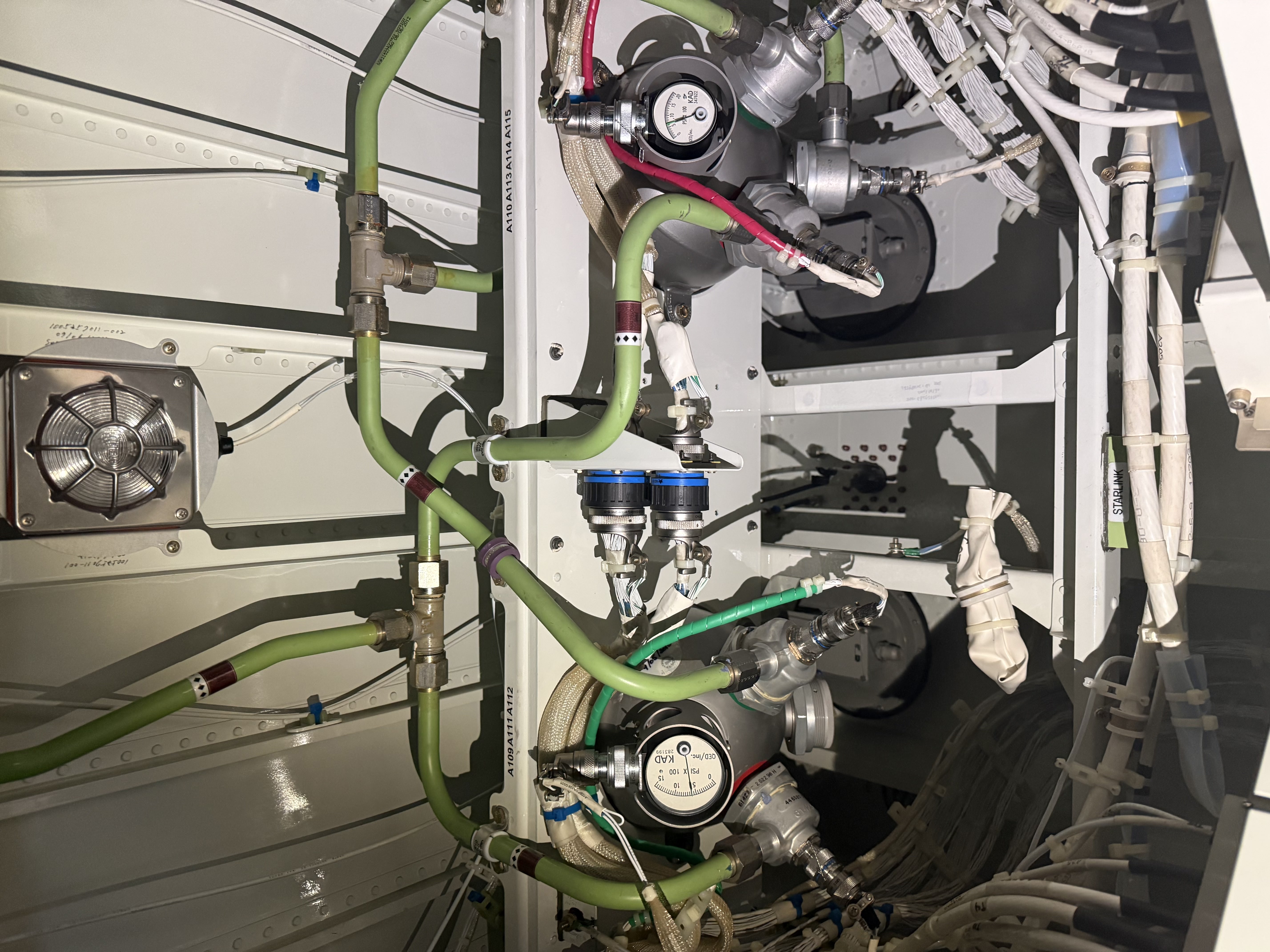 Aircraft fuel and pneumatic system components